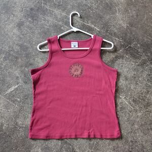 Vintage Columbia Tank Top Womens XL Red Sleeveless Shirt Outdoors